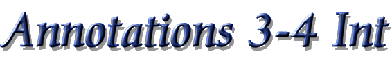 Annotations 3-4 Intensive
