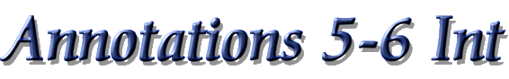 Annotations 5-6 Intensive